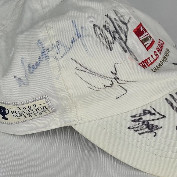 Wells Fargo Championship PGA Autographed McIlroy Mickelson Johnson Fowler Signed - Picture 3 of 12